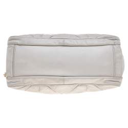 Pre Owned Marc Jacobs White Leather Chain Shoulder Bag