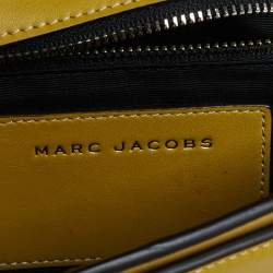 Pre Owned Marc Jacobs Yellow Leather West End The Jane Saddle Shoulder Bag 