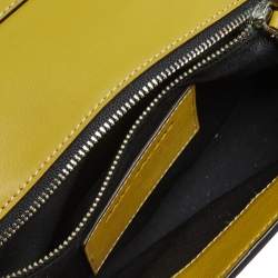 Pre Owned Marc Jacobs Yellow Leather West End The Jane Saddle Shoulder Bag 