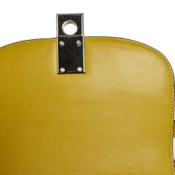 Pre Owned Marc Jacobs Yellow Leather West End The Jane Saddle Shoulder Bag 
