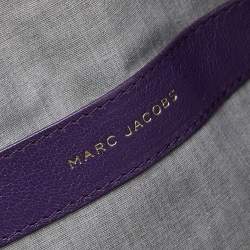 Pre Owned Marc Jacobs Purple Quilted Leather Cecilia Satchel