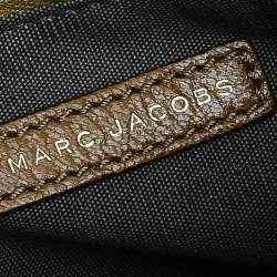 Pre Owned Marc Jacobs Brown Quilted Leather Flap Padlock Shoulder Bag