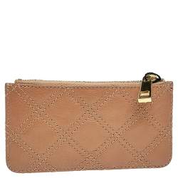 Marc Jacobs Beige Quilted Leather Wallet
