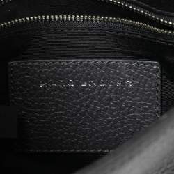 Pre Owned Marc Jacobs Dark Grey Leather Recruit Nomad Saddle Bag