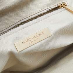 Pre Owned Marc Jacobs Black Quilted Leather Stam Satchel