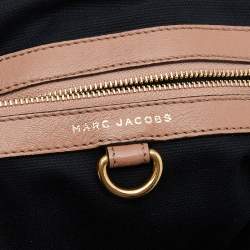 Pre Owned Marc Jacobs Dark Beige Quilted Leather Stam Shoulder Bag