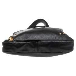 Pre Owned Marc Jacobs Black Leather Front Pocket Tote