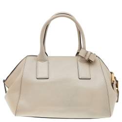 Pre Owned Marc Jacobs Beige Leather Medium Incognito II Satchel