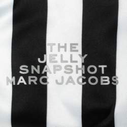 Pre Owned Marc Jacobs Silver Glitter Vinyl The Jelly Snapshot Shoulder Bag