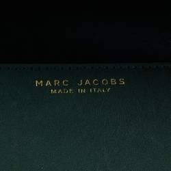 Pre Owned Marc Jacobs Dark Green Leather Big Trouble Shoulder Bag