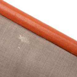 Pre Owned Marc Jacobs Orange Quilted Leather Stam Satchel