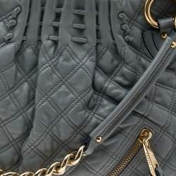 Marc Jacobs Grey Quilted Leather Cecilia Satchel