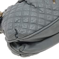 Marc Jacobs Grey Quilted Leather Cecilia Satchel