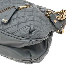 Marc Jacobs Grey Quilted Leather Cecilia Satchel