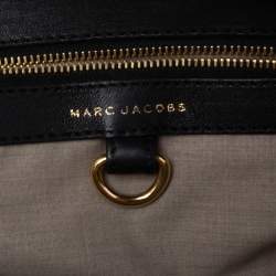 Pre Owned Marc Jacobs Black Leather Kari Satchel