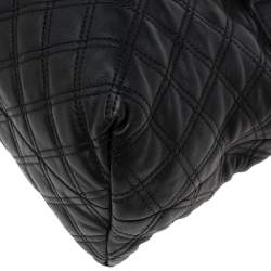 Pre Owned Marc Jacobs Black Leather Kari Satchel