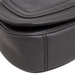 Pre Owned Marc Jacobs Grey Leather Mini Empire City Crossbody Bag