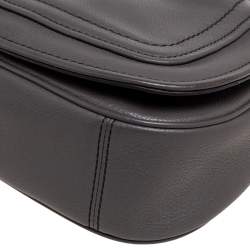 Pre Owned Marc Jacobs Grey Leather Mini Empire City Crossbody Bag