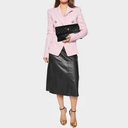 Pre Owned Marc Jacobs Black Quilted Leather Eugenie Clutch
