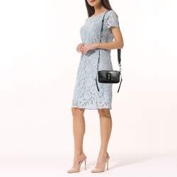 Pre Owned Marc Jacobs Black Glossy Leather Snapshot Camera Crossbody Bag