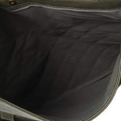 Pre Owned Marc Jacobs Olive Green Quilted Leather Eugenie Clutch