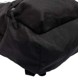 Pre Owned Marc Jacobs Black Nylon Logo Backpack