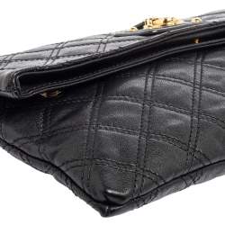 Pre Owned Marc Jacobs Black Quilted Leather Eugenie Clutch