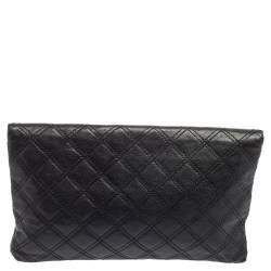 Pre Owned Marc Jacobs Black Quilted Leather Eugenie Clutch