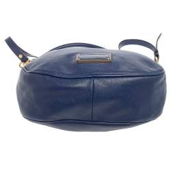 Pre Owned Marc by Marc Jacobs Blue Leather Too Hot To Handle Hobo
