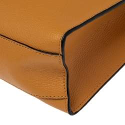 Pre Owned Marc Jacobs Mustard Leather Mini Grind Tote