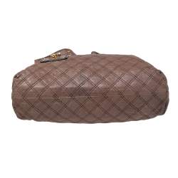 Pre Owned Marc Jacobs Brown Quilted Leather Casey Tote