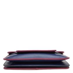 Pre Owned Marc Jacobs Blue Leather Crossbody Bag