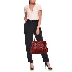 Marc Jacobs Red Leather Satchel
