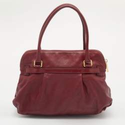 Marc Jacobs Red Leather Satchel