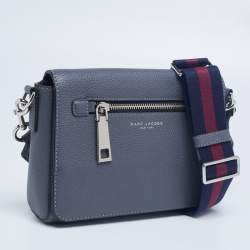 Pre Owned Marc Jacobs Grey Leather Small Gotham Crossbody Bag