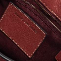 Pre Owned Marc Jacobs Brown Leather and Suede Flap Crossbody Bag