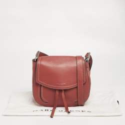 Pre Owned Marc Jacobs Brown Leather and Suede Flap Crossbody Bag