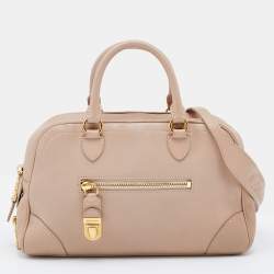 Pre Owned Marc Jacobs Beige Leather Small Venetia Satchel