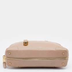 Pre Owned Marc Jacobs Beige Leather Small Venetia Satchel