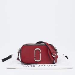 Pre Owned Marc Jacobs Dark/Purple Saffiano Leather Snapshot Camera Crossbody Bag