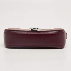 Pre Owned Marc Jacobs Dark/Purple Saffiano Leather Snapshot Camera Crossbody Bag
