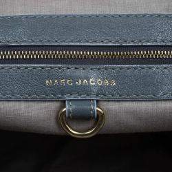 Pre Owned Marc Jacobs Grey Quilted Leather Bruna Belted Tote