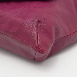 Pre Owned Marc Jacobs Purple Leather Robert Duffy Bag on Bag Tote