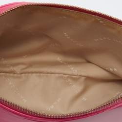 Pre Owned Marc Jacobs Pink Leather Top Zip Clutch