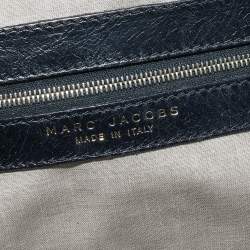 Pre Owned Marc Jacobs Black Quilted Leather Stam Satchel