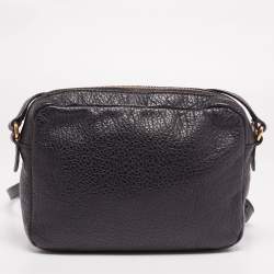 Marc by Marc Jacobs Black/Beige Leather Middle Zip Crossbody  Bag