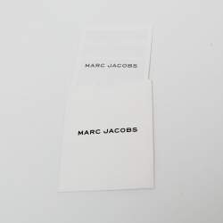 Pre Owned Marc Jacobs Beige/Black Leather Snapshot Crossbody Bag