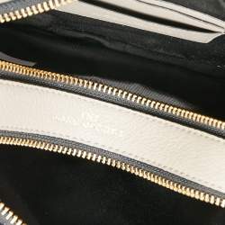 Pre Owned Marc Jacobs Beige/Black Leather Snapshot Crossbody Bag