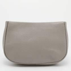 Pre Owned Marc Jacobs Grey Leather Maverick Crossbody Bag
