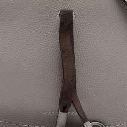 Pre Owned Marc Jacobs Grey Leather Maverick Crossbody Bag